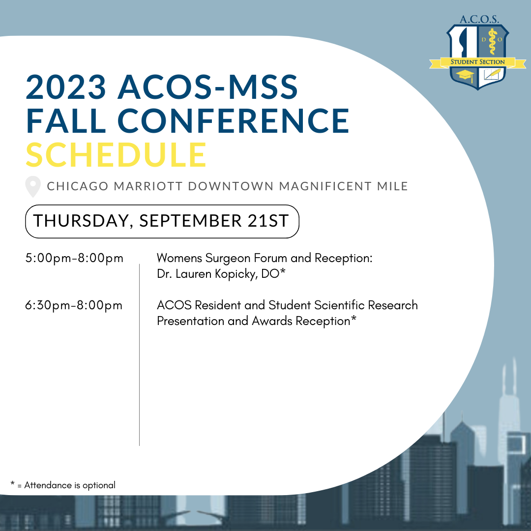 ACOSMSS Conventions